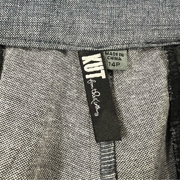 Kut From The Kloth Gray Bootcut Trouser Business Career Pants Size 14P - Picture 7 of 12